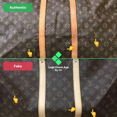 real vs fake lv duffle bag|louis vuitton false product id.